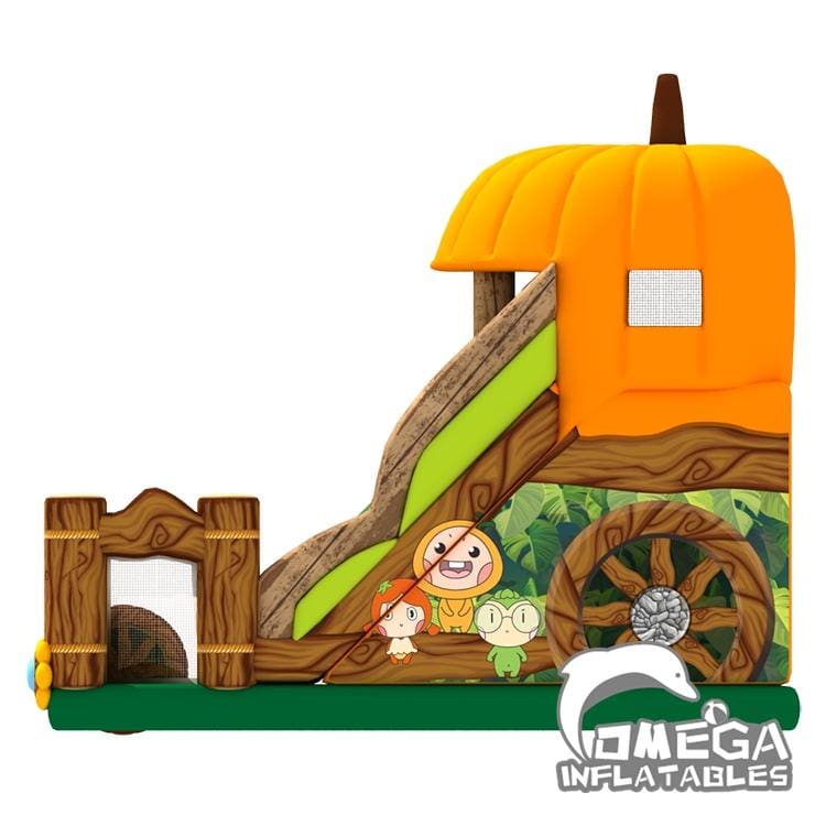Inflatable Pumpkin Car Shape Slide