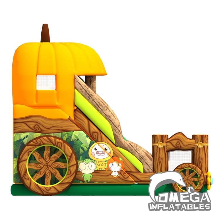 Inflatable Pumpkin Car Shape Slide