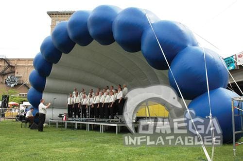 Omega Inflatables Factory - Inflatable Shell Concert Dome
