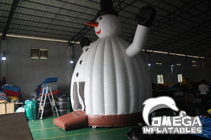 Inflatable Snowman Bounce House