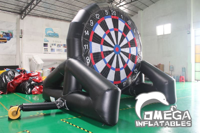 Inflatable Soccer Dart Board (Double-Sided) with Velcro Balls - Omega Inflatables