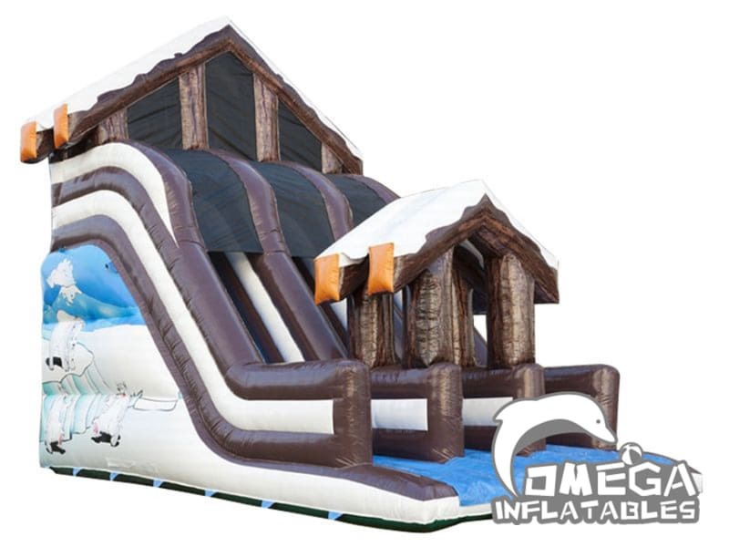 Inflatable Super Toboggan Winter Slide