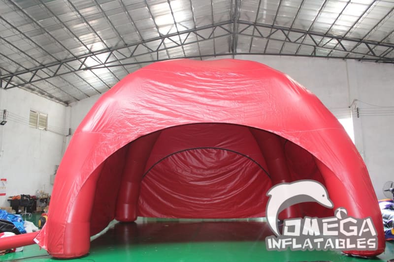 Inflatable Tent with 3 Zipper Door - Omega Inflatables