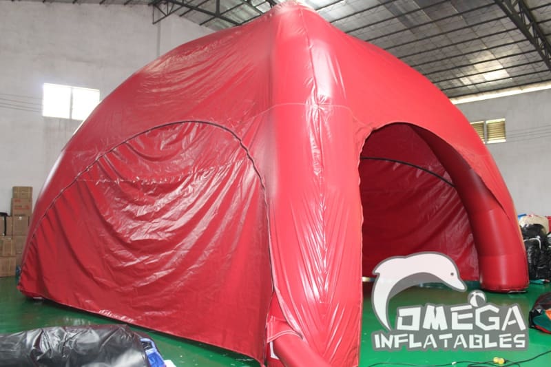 Inflatable Tent with 3 Zipper Door - Omega Inflatables