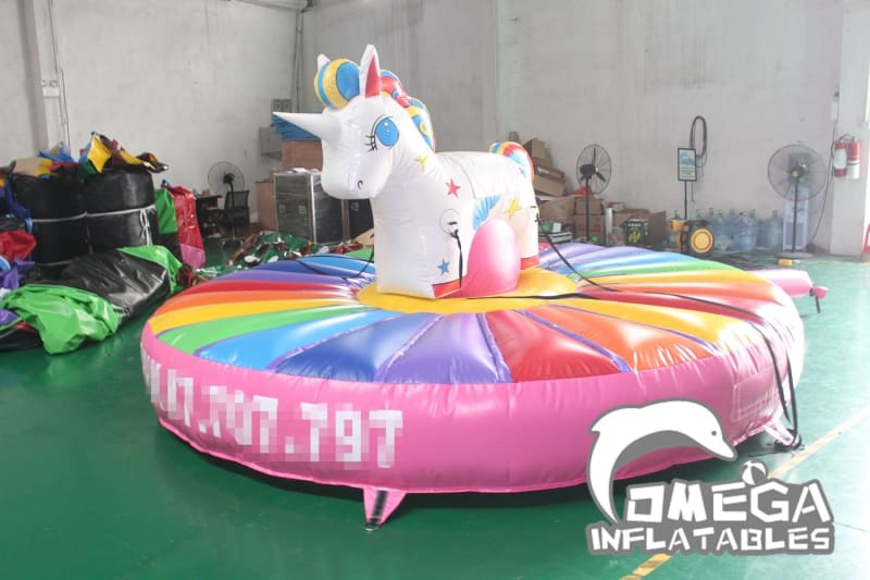 Unicorn Rodeo Ride Omega Inflatables Factory - Inflatable Unicorn Rodeo