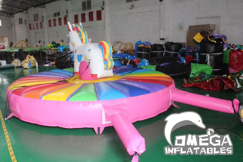 Unicorn Rodeo Ride Omega Inflatables Factory - Inflatable Unicorn Rodeo