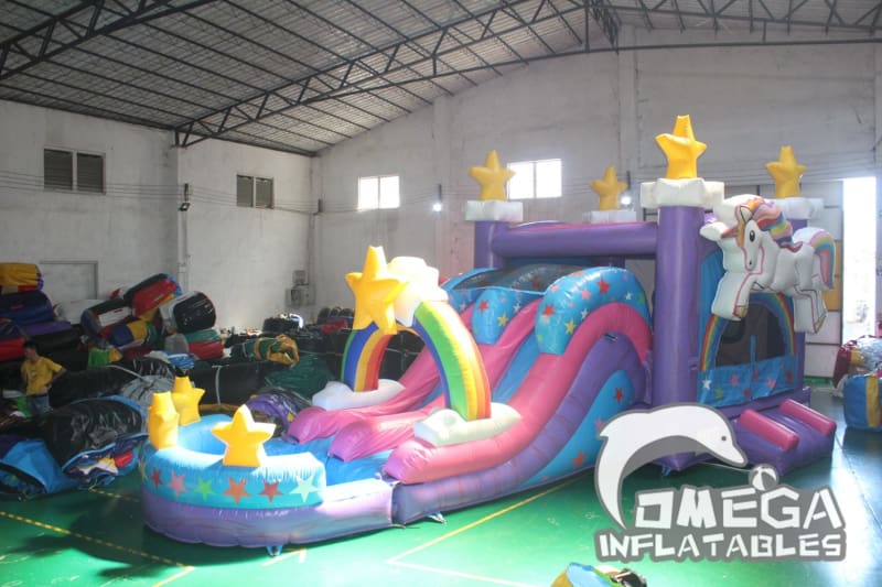 Inflatable Unicorn Water Combo