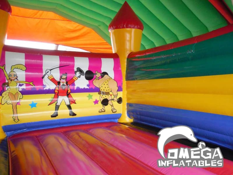 Inflatables 3D Happy Clown Jumping Castle