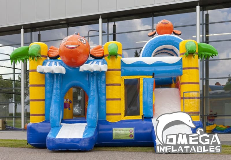 Inflatables Clown fish Jumper Combo