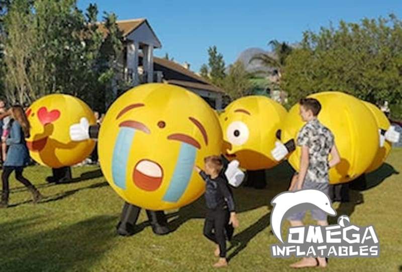 Inflatables Emoji Mascot - Omega Inflatables