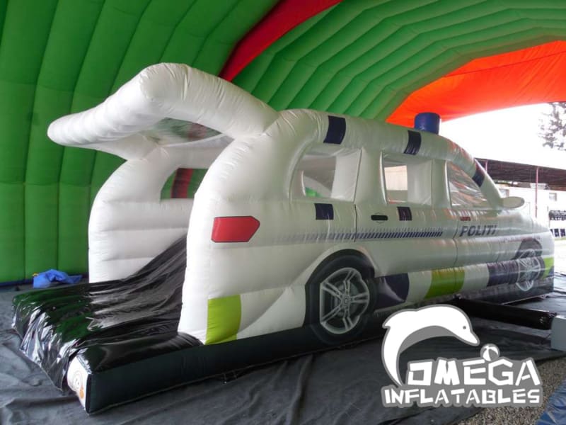 Inflatables Police Car Bouncy Castle