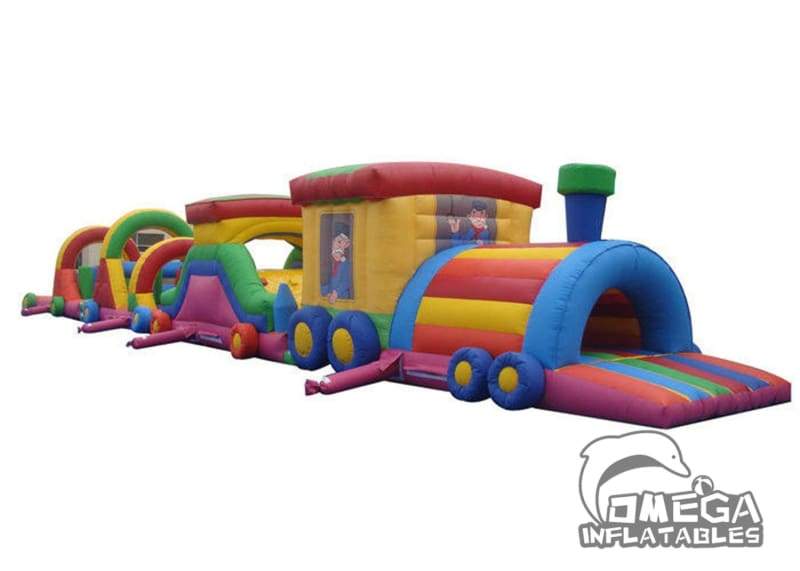 Inflatables Train Obstacle Course