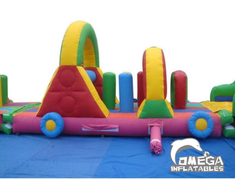 Inflatables Train Obstacle Course