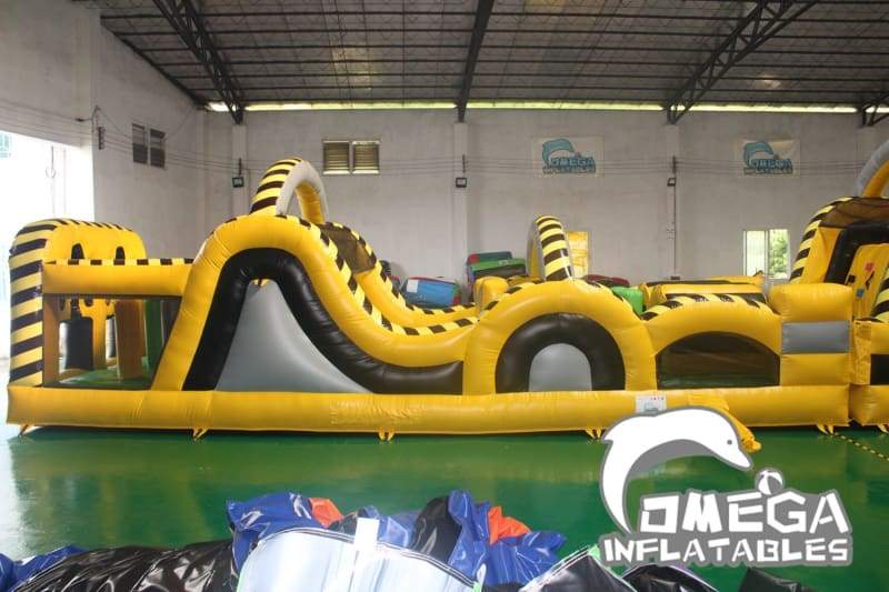 Interactive Toxic Nuclear Inflatable Obstacle Course - Omega Inflatables