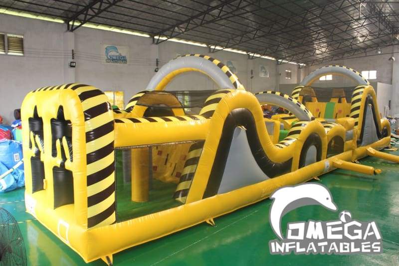 Interactive Toxic Nuclear Inflatable Obstacle Course - Omega Inflatables