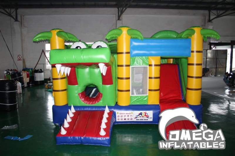 Jungle Crocodile Jumping Castle