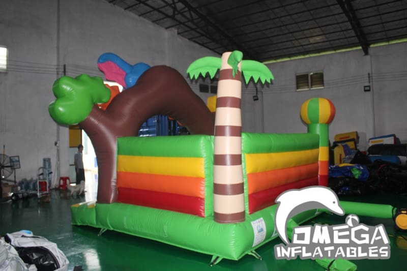 Jungle Forest Elephant Inflatable Bouncer