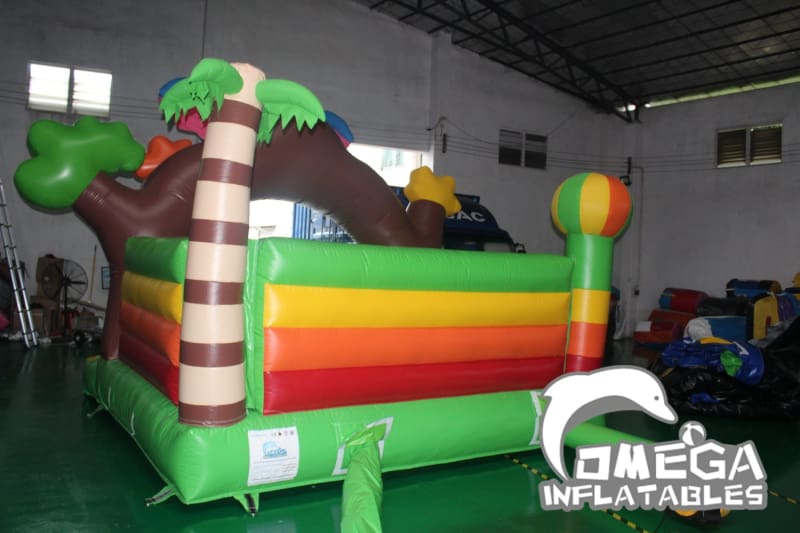 Jungle Forest Elephant Inflatable Bouncer