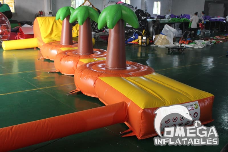 Jungle Inflatable Water Obstacle Course