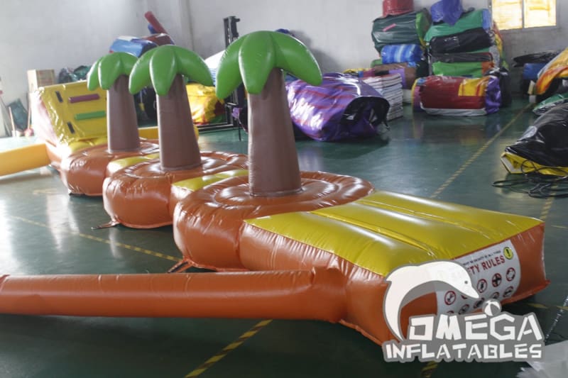 Jungle Inflatable Water Obstacle Course