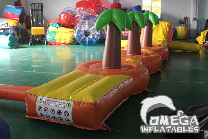 Jungle Inflatable Water Obstacle Course