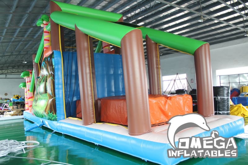 Jungle Monkey Cliff Jump - Omega Inflatables