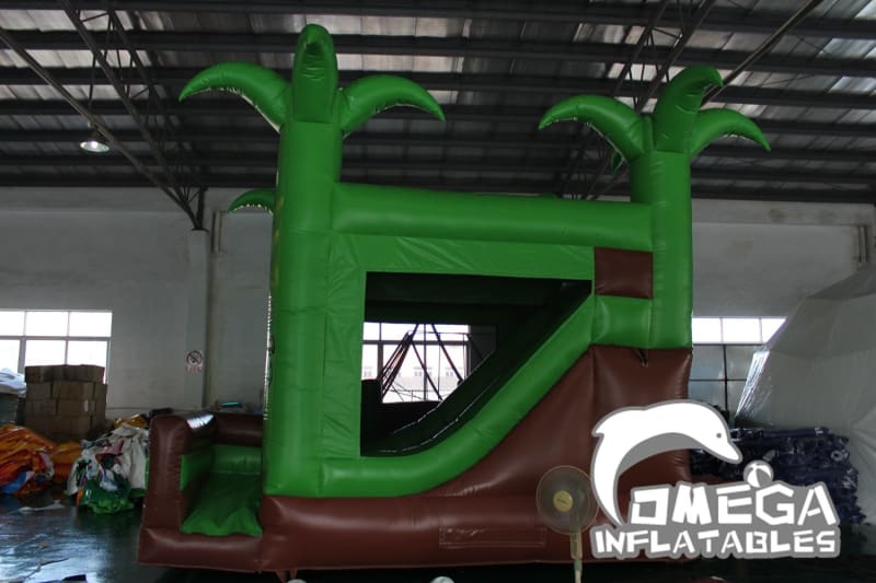 Jungle Monkey Themed Jumping Castle - Omega Inflatables