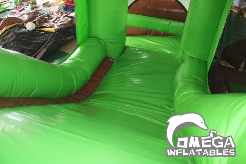 Jungle Monkey Themed Jumping Castle - Omega Inflatables