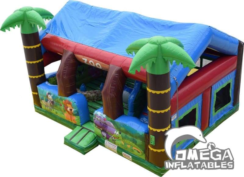 Inflatable Jungle Petting Zoo