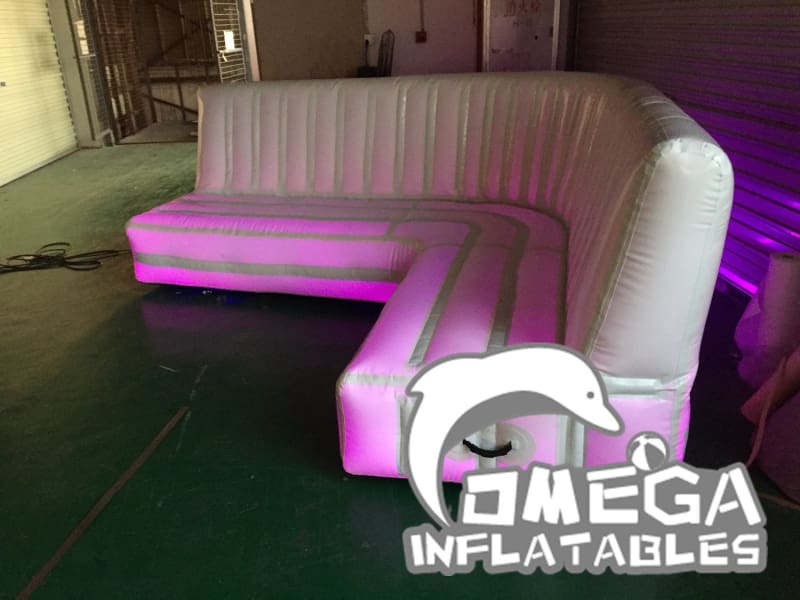 L-Shaped Inflatable Sofa