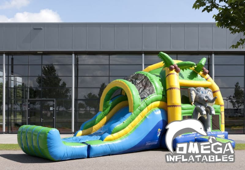 Large Inflatables Elephant Jumper Combo