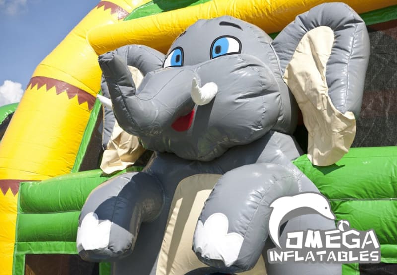 Large Inflatables Elephant Jumper Combo