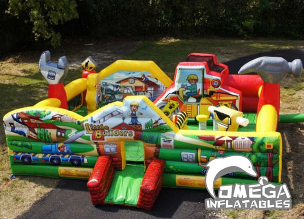 Omega Inflatables Factory - Little Builders Construction Toddler Bouncer