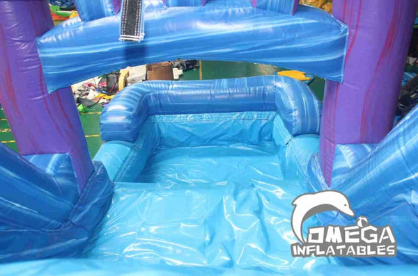 Omega Inflatables Factory - Mega Marble Purple Inflatable Combo