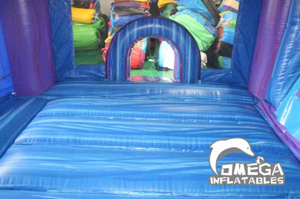 Omega Inflatables Factory - Mega Marble Purple Inflatable Combo