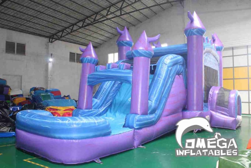 Mega Marble Purple Inflatable Combo