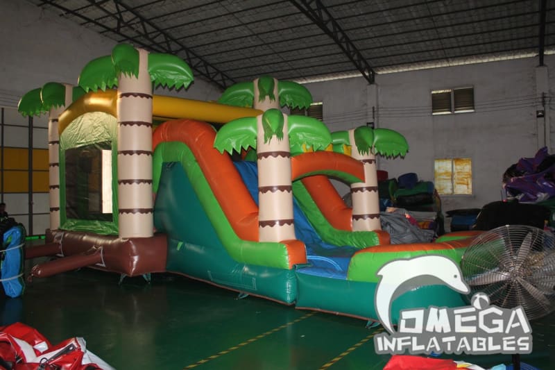 Mega Tropical Inflatable Water Combo