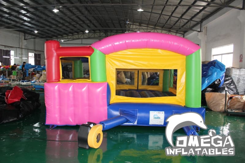 Mini Colorful Bouncy Castle with Removable Panel(used for indoor/outdoor)