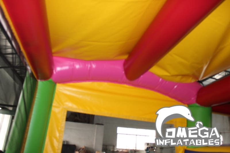 Mini Colorful Bouncy Castle with Removable Panel(used for indoor/outdoor)