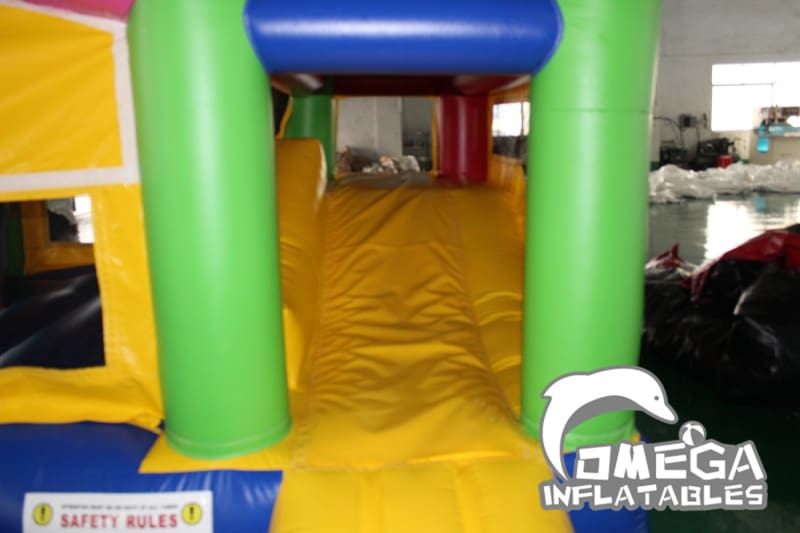 Mini Colorful Bouncy Castle with Removable Panel(used for indoor/outdoor)