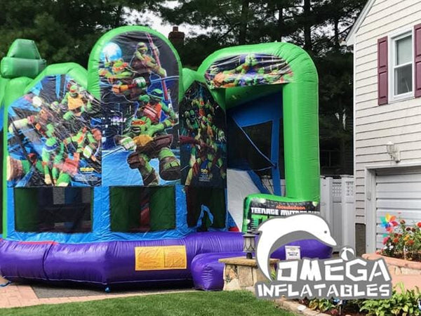 Omega Inflatables Factory - Ninja Turtles Inflatable Combo