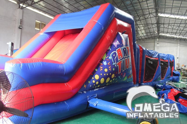 Omega Inflatables Factory - Party Time Assault Obstacle Course(4 Parts)
