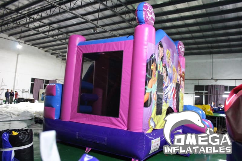 Princess Inflatable Bounce House with Slide