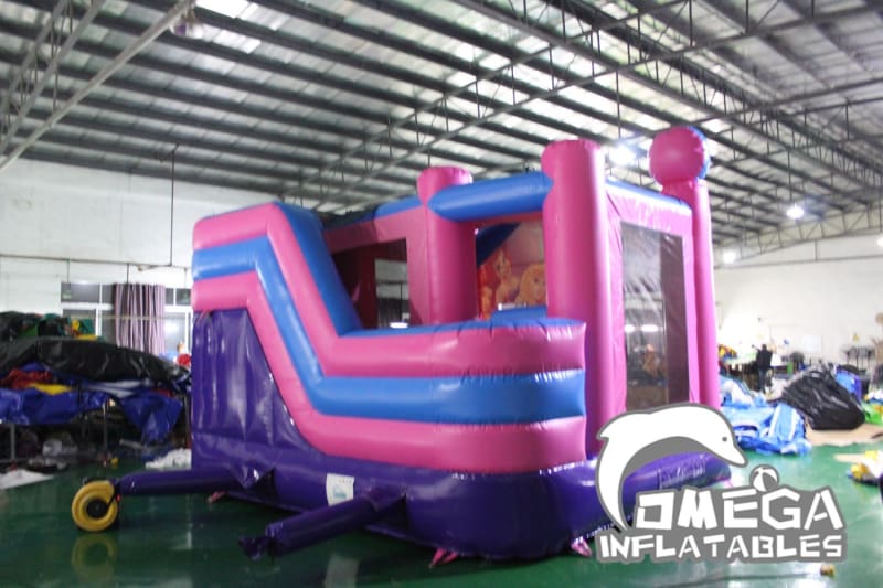 Princess Inflatable Bounce House with Slide