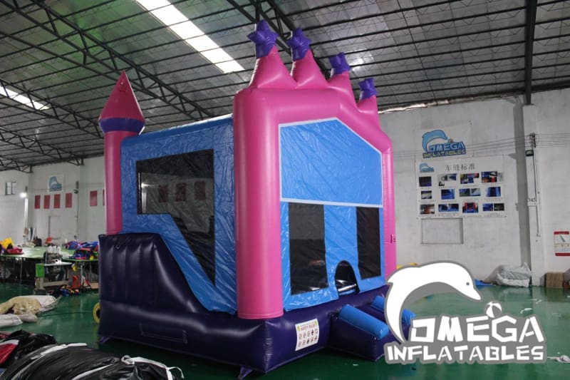 Princess Tiara Bounce House with Inside Slide