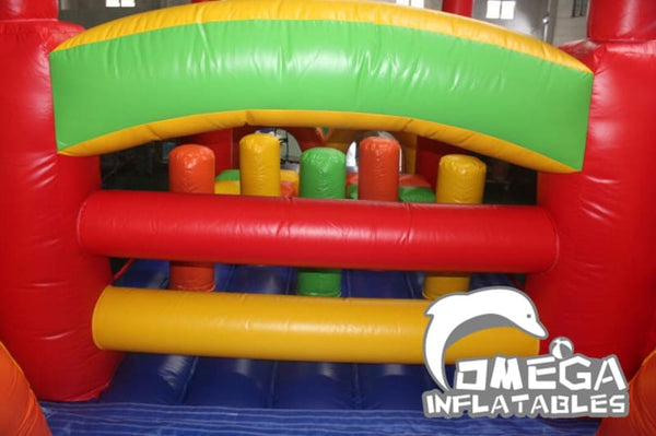 Omega Inflatables Factory - Rainbow Race Inflatable Obstacle Course ...