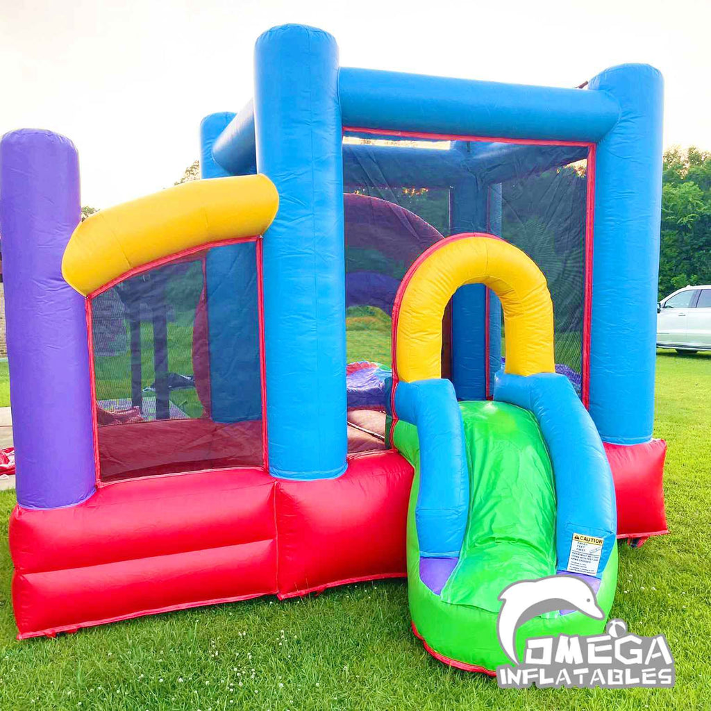 Rainbow Inflatable Kids Bounce House for Sale