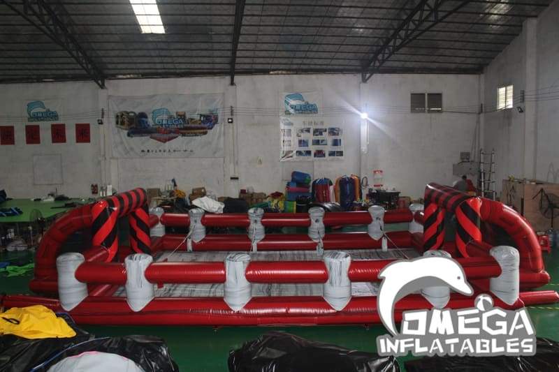 Omega Inflatables Factory - Red Marble Human Football