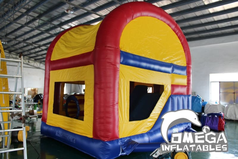 Removable Panel Bounce House with Inside Slide