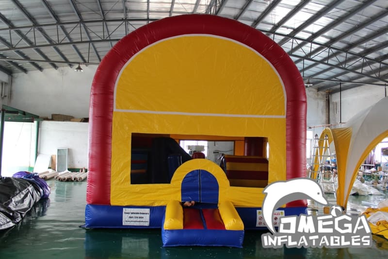 Removable Panel Bounce House with Inside Slide